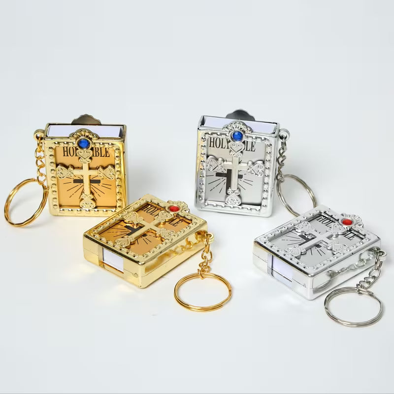 Golden Faith Keychain – Blessed Souvenir for Believers