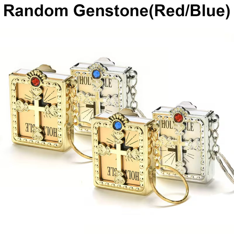 Golden Faith Keychain – Blessed Souvenir for Believers