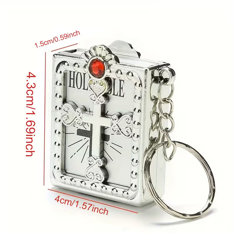 Golden Faith Keychain – Blessed Souvenir for Believers