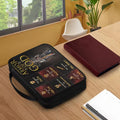 Armor of God Christian Bible Bag – Durable Polyester Cover with Sword & Cross Design, Zipper & Handle