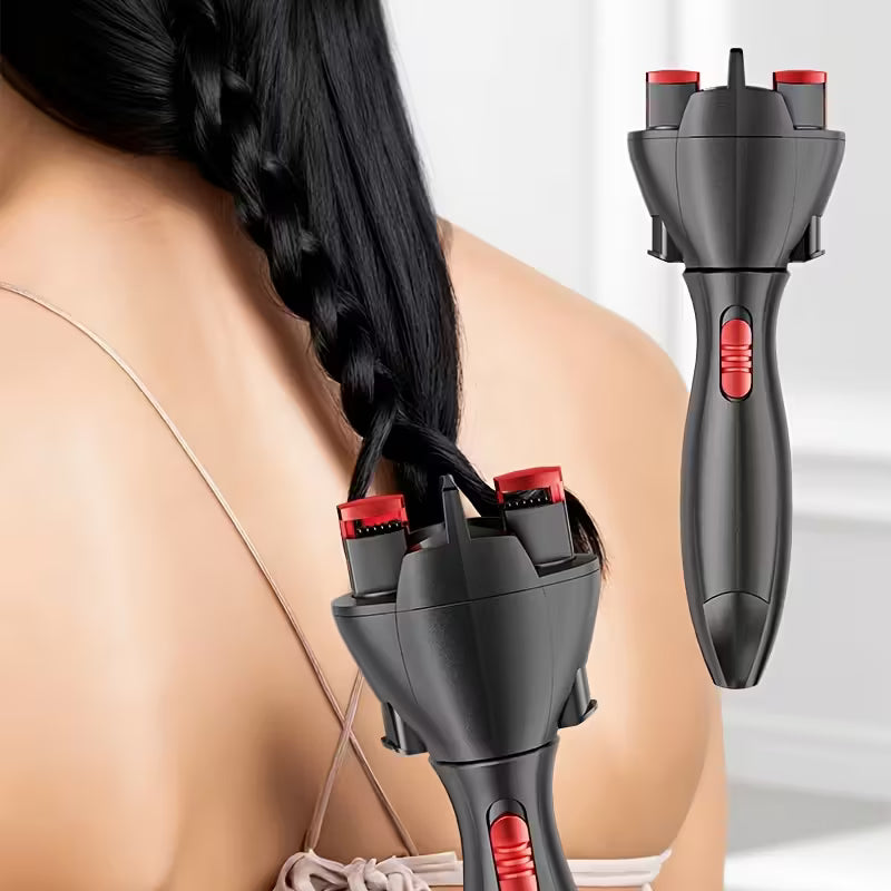 Automatic Hair Braiding Tool – One-Click Twist, Fishbone & More | 30-Second Quick Braiding