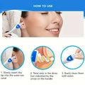 Rotating Spiral Ear Cleaner Set – 16 Reusable Spiral Tips + Handle | Ear Pick, Ear Scoop & Ear Plug Kit