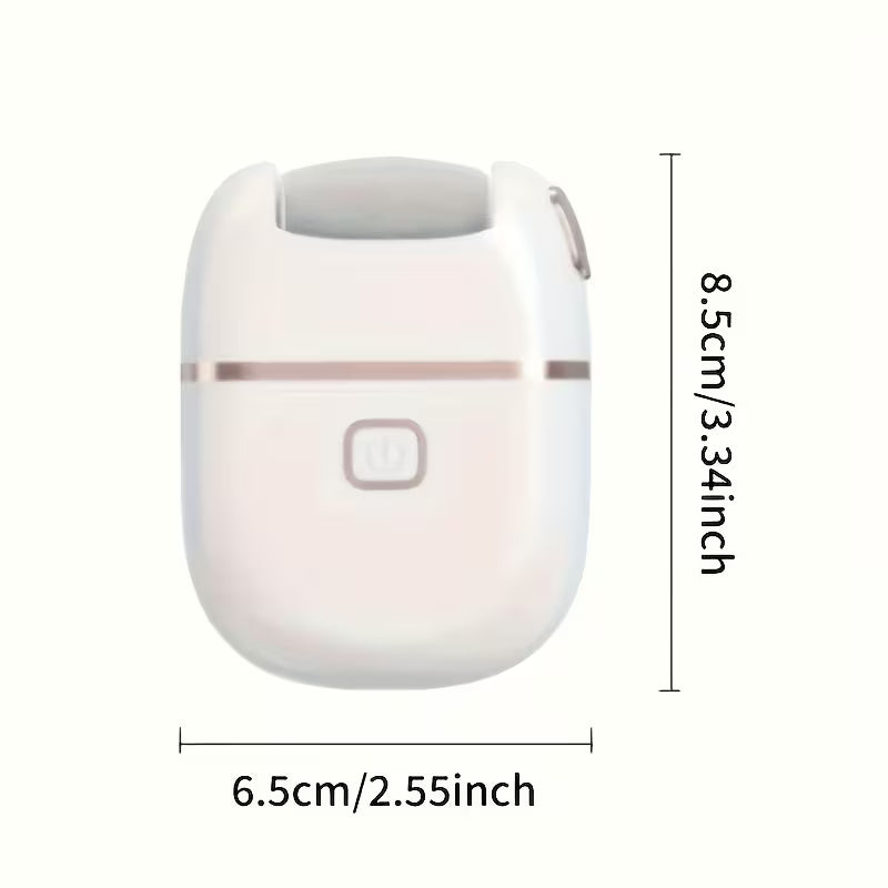 Rechargeable Electric Foot File with 3 Interchangeable Heads – USB Portable Callus Remover for Dry & Cracked Feet