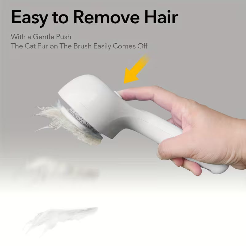 3-in-1 Automatic Cat & Dog Hair Remover Brush with Spray – USB Rechargeable | Gentle Grooming for Cats, Dogs & Rabbits