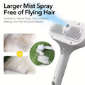 3-in-1 Automatic Cat & Dog Hair Remover Brush with Spray – USB Rechargeable | Gentle Grooming for Cats, Dogs & Rabbits