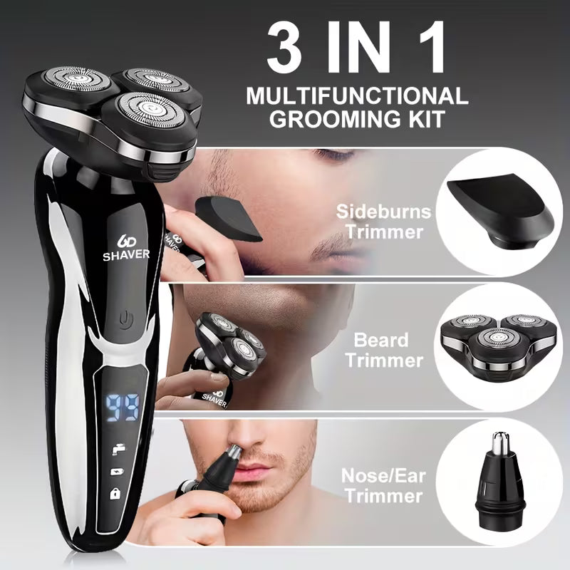 3 in 1 Shaver for Men - Precision Grooming Kit