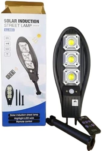 Solar Street Lamp – 2400W IP65 Waterproof with Motion Sensor
