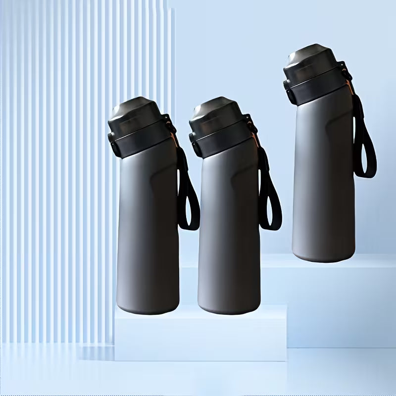 1pc 750ml Fruity Flavor Water Bottle with Straw – Zero Sugar & Calorie-Free