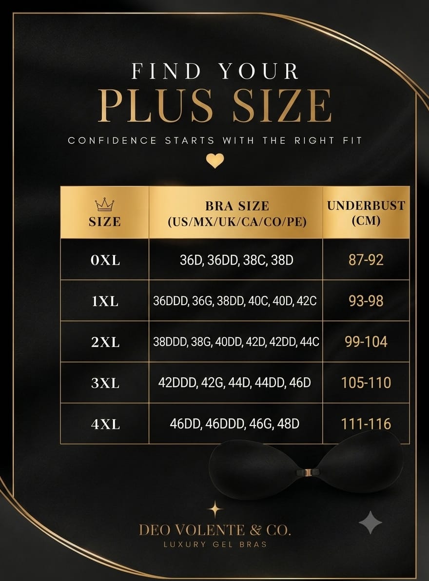 La Belle Gel Bras Plus Size