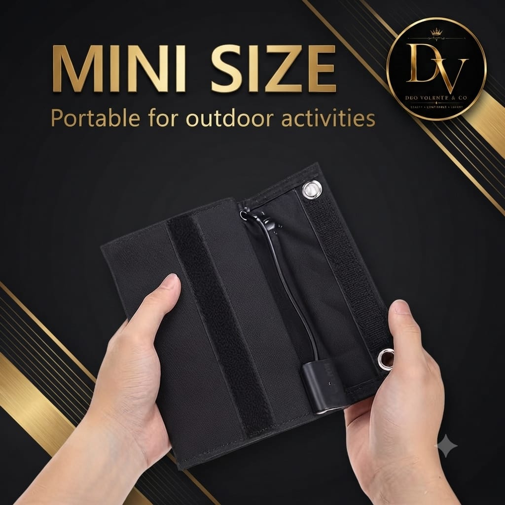 Foldable Monocrystalline Solar Panel – Portable USB Fast Charging