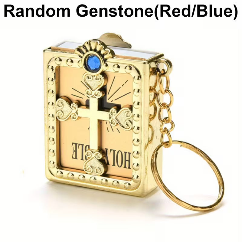 Golden Faith Keychain – Blessed Souvenir for Believers