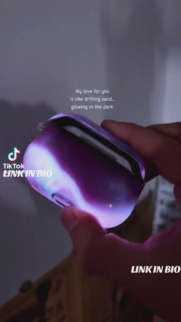 Quicksand Series Glow-in-the-Dark Earphone Covers for AirPods